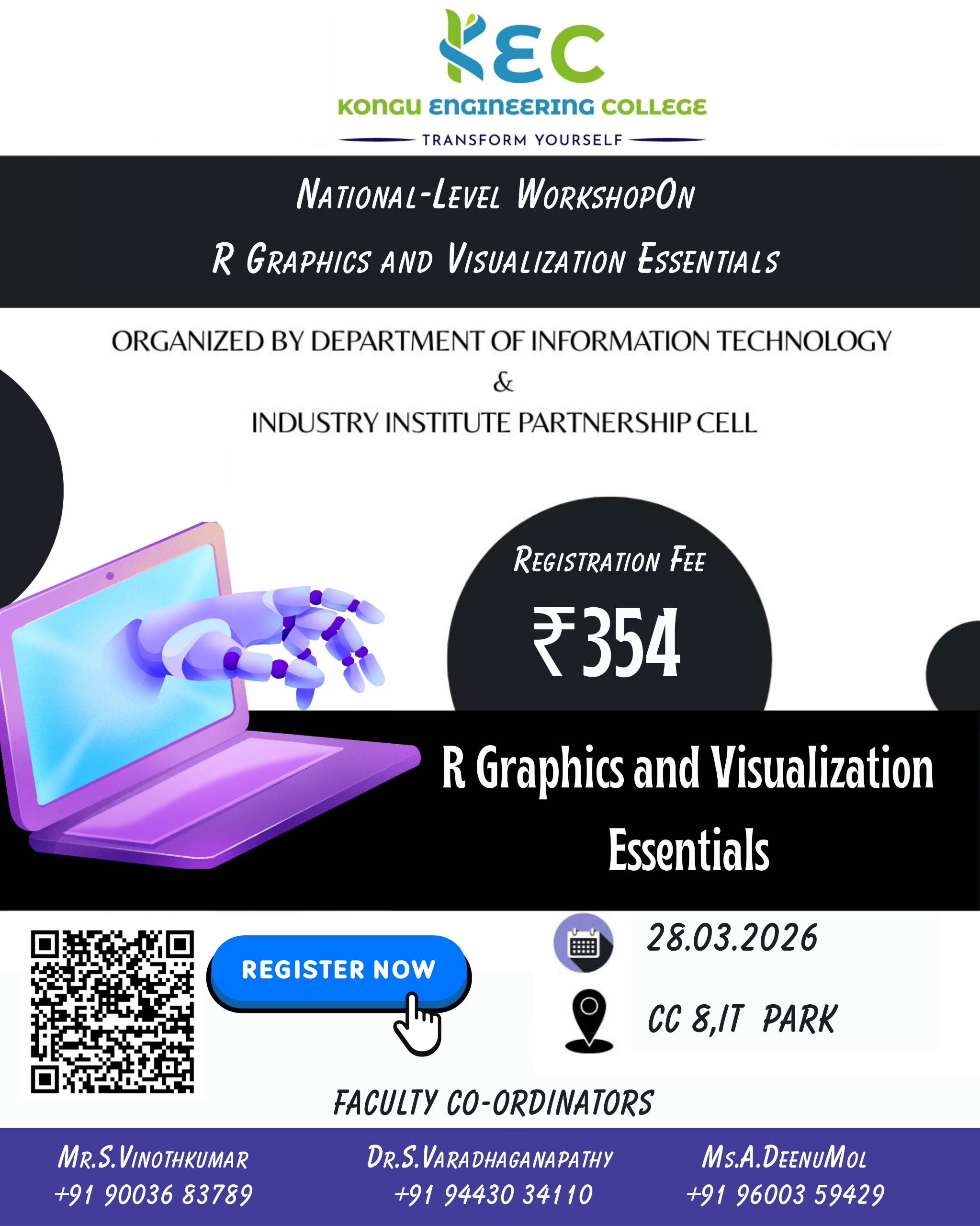 R Graphics and Visualization and Essentials 2026 Worshop and Seminar Poster 